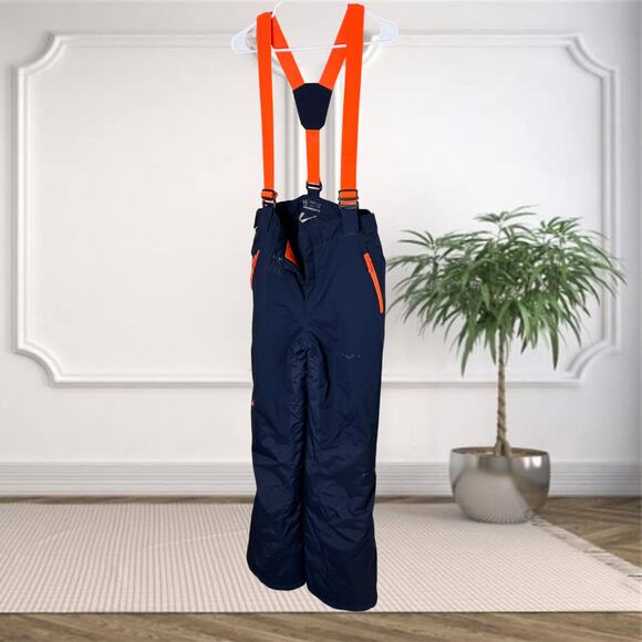 ⛷️ Helly Hansen Juniors’ No Limits 2.0 Ski Pants – Navy/Orange - Picture 2 of 8